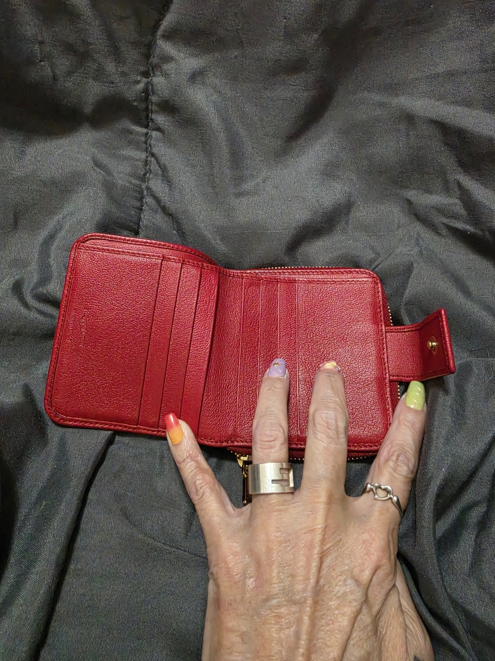 Saint Laurent Belle de Jour Zip Compact Wallet (YSL) - Picture 7 of 9